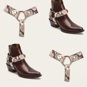 Frye Leather Snake boot Straps
